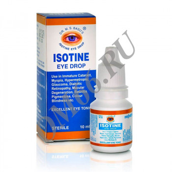 Капли для глаз  Isotine  10 мл